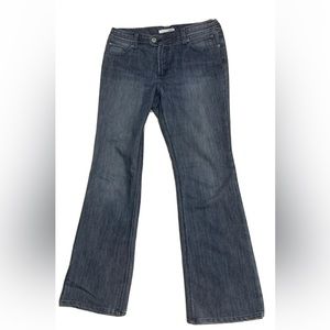 Chicos 1R US Size 8 Dark Blue Denim Medium Wash Pants 32W x 31L